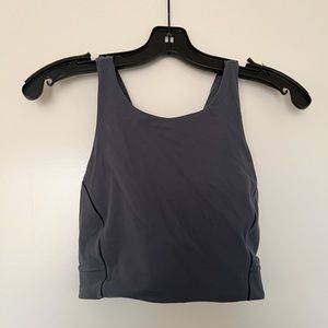 Lululemon halter sports bra crop tank M/L